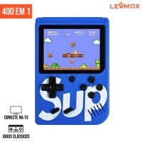 Mini Game Portátil 400 Jogos LEY-238 Lehmox - Azul